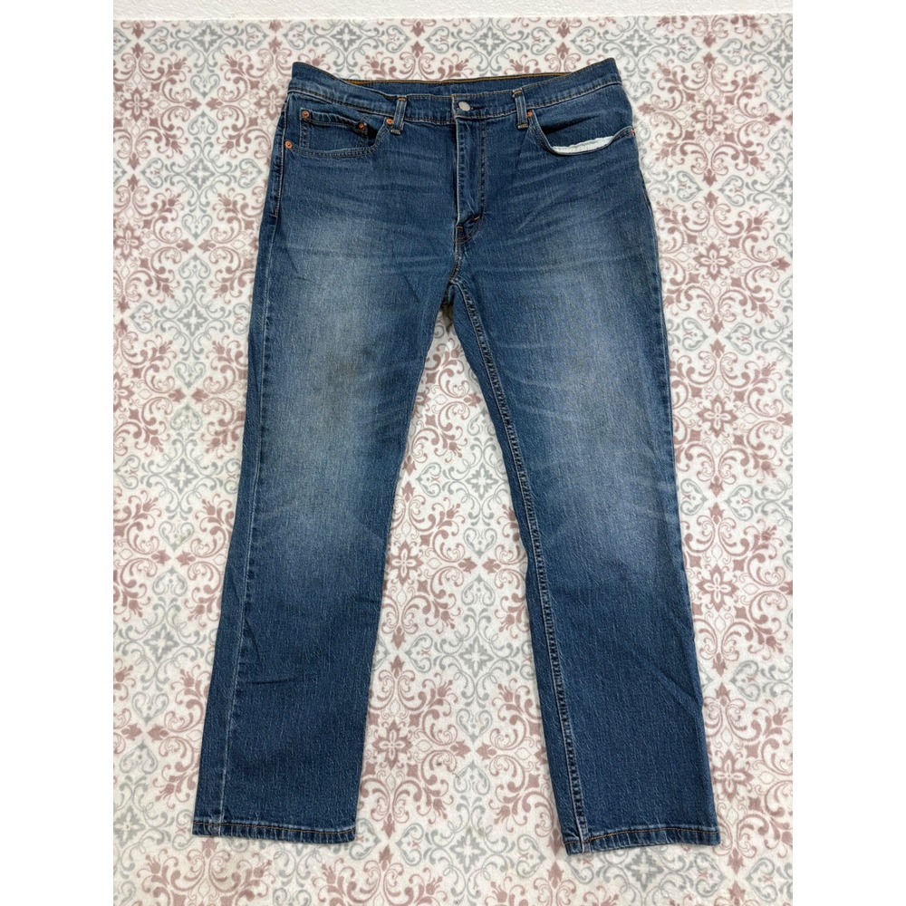 Levis 511 Slim Fit Jeans Mens 36x30 Blue Denim Medium Wash Stretch 04511-0000
